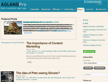 Tablet Screenshot of blogs.adlandpro.com